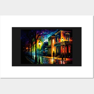 New Orleans at night - Part II Posters and Art